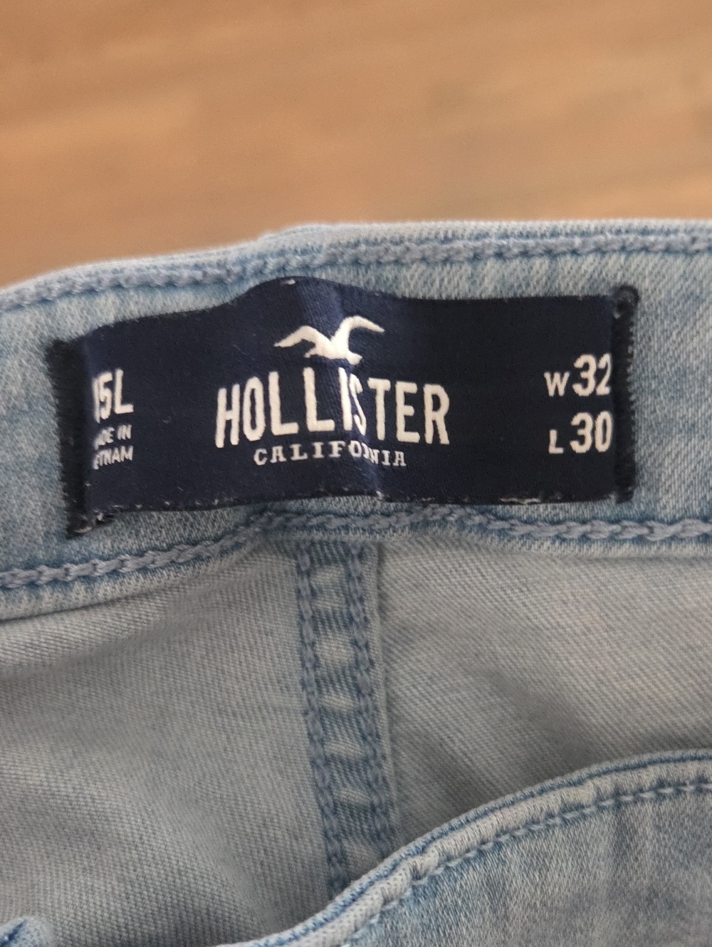 Hollister Womens Light Blue Slim Denim Jeans